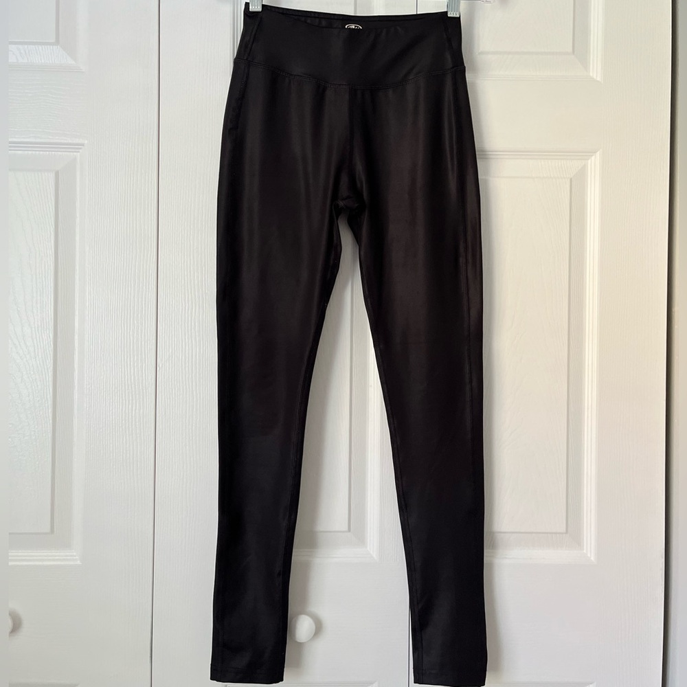Black Leather Leggings